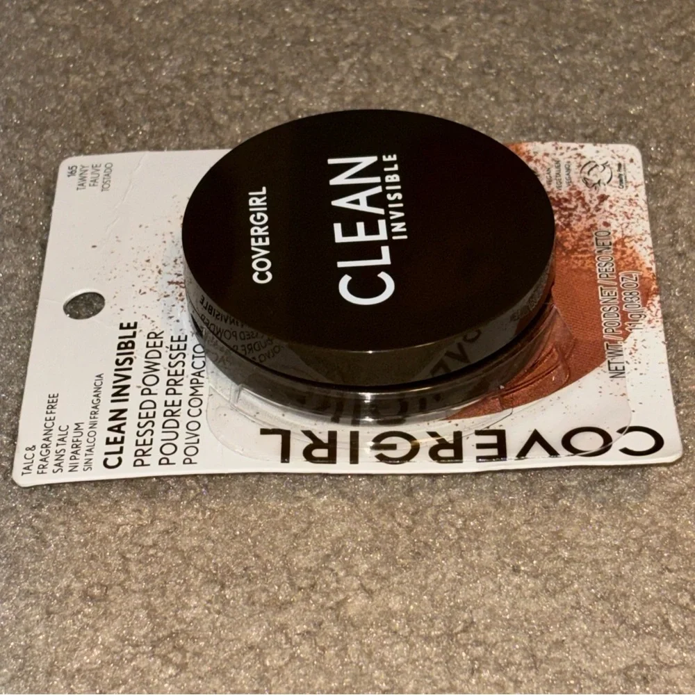 CoverGirl Clean Invisible Pressed Powder - 165 Tawny - 0.38 Oz. New